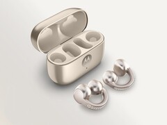 Los Moto Buds Loop en Pantone French Oak tienen cristales Swarovski. (Fuente de la imagen: Motorola)