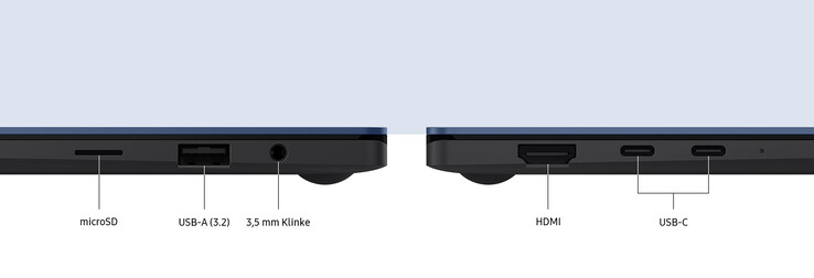 Conectividad: microSD, USB-A 3.2, auriculares de 3,5 mm, HDMI, 2 x USB-C