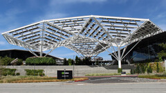 El edificio de la sede central de Nvidia Corp., situado en Santa Clara, California