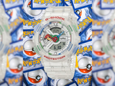 El nuevo reloj fruto de la colaboración entre Casio y Pokémon cuenta con una pequeña subesfera inspirada en una Poké Ball.