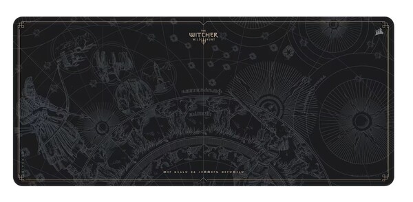 Alfombrilla de ratón Corsair MM300 2XL Anti Fray Cloth Gaming Witcher 3 - Wild Hunt Edición 10º Aniversario. (Fuente de la imagen: Corsair)