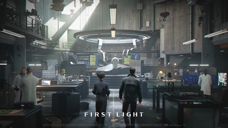 Los jugadores de 007 First Light podrán visitar el laboratorio de Q, donde se crean prototipos de útiles herramientas y vehículos de espionaje. (Fuente de la imagen: IO Interactive)