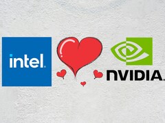 Los futuros procesadores Intel para equipos de sobremesa y móviles podrían prescindir por completo de las iGPU de Arc en favor de las soluciones de Nvidia. (Fuente de la imagen: Intel, Nvidia, Unsplash, Pixabay)