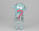 Un robot humanoide genérico y un signo de interrogación. (Fuente de la imagen: Valeria Nikitina - Unsplash)