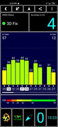 Prueba de GPS al aire libre