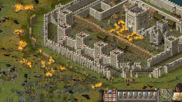 En la imagen: Una captura de pantalla de juego de Stronghold: Definitive Edition.