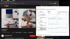 Máxima latencia al abrir varias pestañas del navegador y reproducir vídeo 4K.