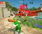 A Gentlemen's Dispute, los jugadores pueden utilizar tanto las armas como los peligros del entorno para sobrevivir unos a otros. En la imagen, una captura de pantalla del juego. (Fuente de la imagen: Steam)