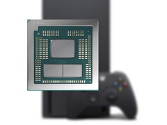 La Xbox Serie X incorpora una APU AMD con una CPU Zen 2 de 8 núcleos y una iGPU RDNA 2 con 52 CUs/(APU AMD Dragon Range en la imagen). (Fuente de la imagen: AMD, Xbox, editado)
