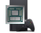 La Xbox Serie X incorpora una APU AMD con una CPU Zen 2 de 8 núcleos y una iGPU RDNA 2 con 52 CUs/(APU AMD Dragon Range en la imagen). (Fuente de la imagen: AMD, Xbox, editado)