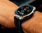 El Amazfit Balance Ultra está fabricado en titanio y cristal de zafiro.
