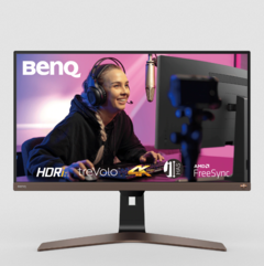 El BenQ EW2880U tiene un panel 4K y de 28 pulgadas con certificación HDR10. (Fuente de la imagen: BenQ)