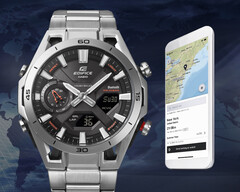 El reloj Edfice Sospensione ECB-2300YD-1A de Casio (en la imagen) se ha lanzado en Japón. (Fuente de la imagen: Casio)