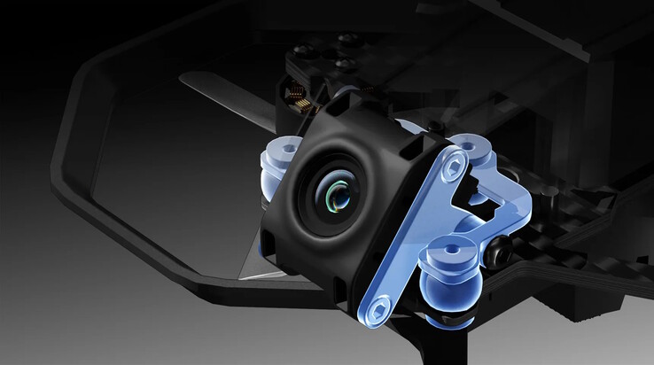 El cardán del dron tiene un aspecto poco convencional (Fuente de la imagen: iFlight)
