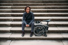 La Brompton Electric T Line tiene un diseño plegable (Fuente de la imagen: Brompton)