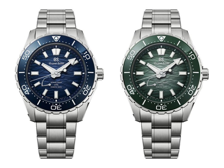 Los relojes Grand Seiko Ushio 300 Diver SLGB023 y SLGB025