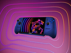 El Claw 8 EX AI+ con Arc G3, más asequible, se presenta en una nueva combinación de colores. En la imagen: una fotografía retocada que muestra la parte frontal del nuevo modelo.