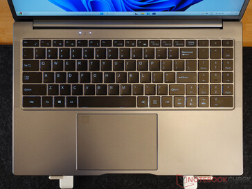 Para comparar: El teclado del N16 Pro