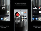 El Nothing Launcher permite ampliar los iconos de las aplicaciones y las carpetas, entre otras características. (Fuente de la imagen: Nothing)