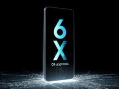 La imagen promocional oficial del Galaxy A07 (4G) destaca las seis principales actualizaciones del sistema operativo. (Fuente de la imagen: Samsung)