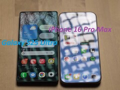 el iPhone 16 Pro Max tiene una pantalla mucho más reflectante que el S25 Ultra. (Fuente de la imagen: 6 Months Later en YouTube, editado)