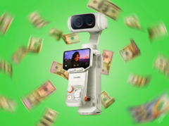 La Insta360 Luna Ultra blanca.