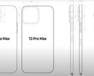 Las filtraciones de esquemas y CAD apuntan a un conjunto de cámaras traseras notablemente más grande en los próximos modelos de iPhone 13 de Apple. (Imagen: EverythingApplePro/Macrumors)