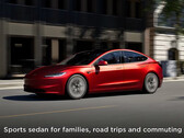 el Modelo 3 Highland 2024 apareció brevemente en la página web (imagen: Tesla)