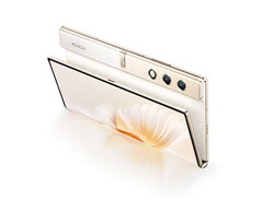 El Honor V Purse es una vuelta al diseño envolvente del que Huawei fue pionera con el Mate X. (Fuente de la imagen: Honor)