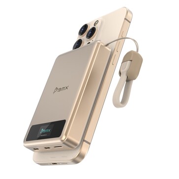 El banco de energía BMX SolidSafe tiene una pequeña pantalla LCD (Fuente de la imagen: BMX)