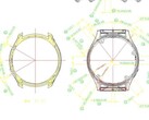 Un documento de la FCC para el modelo A2292 incluye este diagrama de un smartwatch circular. (Fuente de la imagen: FCC ID.io)