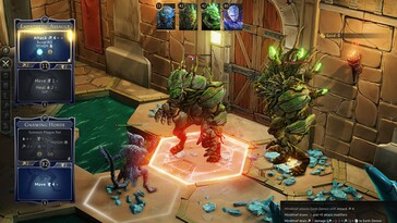 Una imagen que muestra una batalla en Gloomhaven.