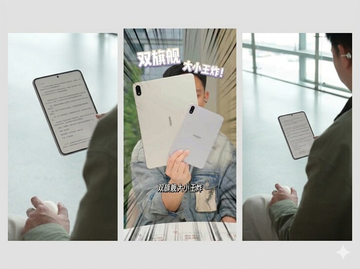 Se ha filtrado el diseño frontal y trasero del Oppo Pad Mini.