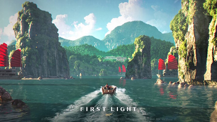 Los escenarios son uno de los puntos fuertes de 007 First Light y de cualquier película de Bond. (Fuente de la imagen: IO Interactive)