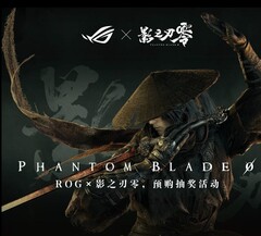 Una imagen promocional de la colaboración entre Phantom Blade Zero y ROG