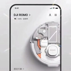 Recientemente también se filtró en Internet una imagen que supuestamente muestra la aplicación DJI Romo. (Fuente de la imagen: vía u/HoweTheBolt)