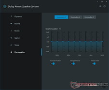 El software Dolby es sencillo, sin extras