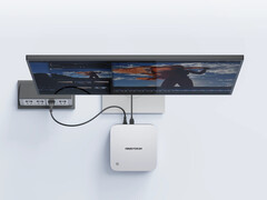 El Minisforum AI X1 Pro-470 sólo está disponible en acabado plateado. (Fuente de la imagen: Minisforum)