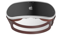 Un render de &quot;Apple headset&quot;. (Fuente: Antonio de Rossa)