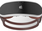 Un render de "Apple headset". (Fuente: Antonio de Rossa)