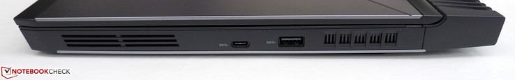 derecha: USB 3.0 Type-C, USB 3.0 Type-A