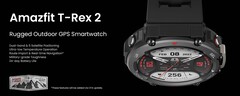 El T-Rex 2 está a punto de salir a la venta en Amazon.in. (Fuente: Amazfit vía Amazon)