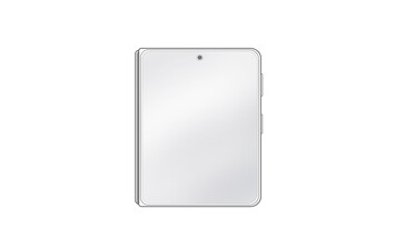 Bocetos filtrados del Huawei Pura X Max - doblado.