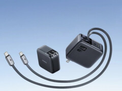 Baseus ha puesto a la venta en Europa el cargador retráctil EnerCore CJ21 de 67 W USB-C (en la imagen). (Fuente de la imagen: Baseus)