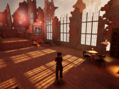 En Curyeux, usted juega como Lucienne, que navega por un paisaje moldeado por sus recuerdos y sentimientos. (Fuente de la imagen: Steam)