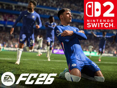 Se muestra el banner de EA Sports FC 26 Switch 2 (Fuente de la imagen: Nintendo of America, EA Sports con ediciones)