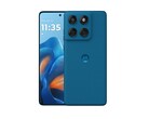 El Motorola Edge 60 Fusion en azul Pantone Mykonos es la cuarta opción de color en la que se puede adquirir el teléfono. (Fuente de la imagen: Motorola)