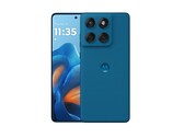 El Motorola Edge 60 Fusion en azul Pantone Mykonos es la cuarta opción de color en la que se puede adquirir el teléfono. (Fuente de la imagen: Motorola)