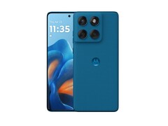 El Motorola Edge 60 Fusion en azul Pantone Mykonos es la cuarta opción de color en la que se puede adquirir el teléfono. (Fuente de la imagen: Motorola)