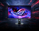 El ROG Strix Pulsar XG27AQNGV tiene biseles delgados y un soporte más pequeño que los anteriores monitores para juegos equivalentes de Asus. (Fuente de la imagen: Asus)